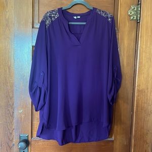 Purple Cato Blouse size XL